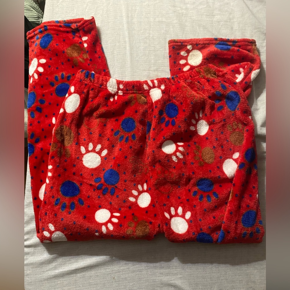 Plush pajama pants S/M